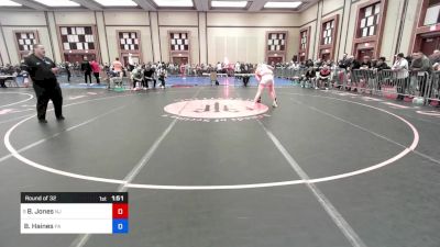 126 lbs Round Of 32 - Braden Jones, Nj vs Blake Haines, Pa