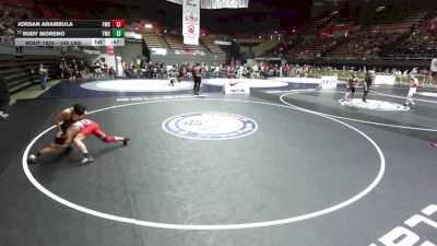 105 lbs Champ. Rd Of 32 - Jordan Arambula, Firebaugh Wrestling Club vs Rudy Moreno, Terminators Wrestling Club