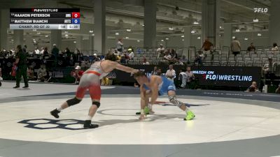 74 kg Champ. Rd Of 32 - Haakon Peterson, Askren Wrestling Academy vs Matthew Bianchi, Arkansas Regional Training Center