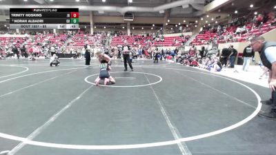 85 lbs Cons. Round 3 - Norah Albadri, Greater Heights vs Trinity Hoskins, Junior Grizzlies