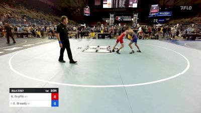 132 lbs Cons 32 #1 - Roany Proffit, WY vs Elijah Broady, IN