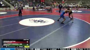 6 lbs Cons. Round 2 - Jackson Patton, Bentonville West vs Sebastian Cardenas, Sebastian Levi, Rogers High