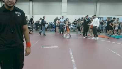 74 lbs 1st Place Match - Mikey Mooney, Nolf Wrestling Academy vs Theo Ganas, Leopard Wrestling Club