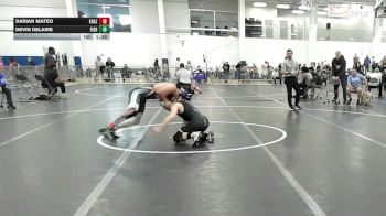 130 lbs 5th Place - Darian Mateo, Krazy Monkey WC vs Devin DeLaire, Fisheye WC