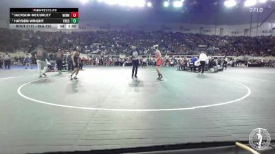 B6A-120 lbs Quarterfinal - Hayden Wright, Yukon vs Jackson Mccurley, Norman