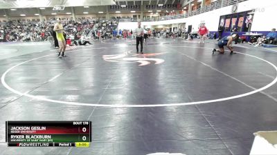 197 lbs Champ. Round 1 - Jackson Geslin, Keiser University vs Ryker Blackburn, University Of Saint Mary (KS)