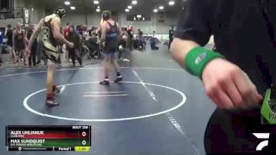 170 lbs Quarterfinal - Max Sundquist, U.P. Power Wrestling vs Alex Uhlianuk, Club PAW