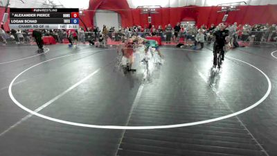 126 lbs Champ. Rd Of 16 - Alexander Pierce, Big Game Wrestling Club vs Logan Schad, Team Nazar Training Center