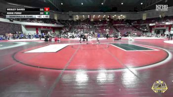 157 lbs Semifinals (8 Team) - Eddie Perez, CHICKASHA vs Wesley Davies, CARL ALBERT