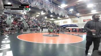 120 lbs Champ. Round 3 - Anabelle Serratos, Santa Ana vs Nia Owes, Monrovia