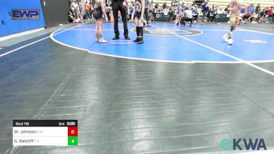 58 lbs Consi Of 8 #1 - Luke Brooks, Grover Rains Wrestling Club vs Oakley Blood, Blaine County Grapplers