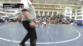 120 lbs 1st Place Match - Ava Ebrahimi, Poway vs Arabella Rascon, Central Union