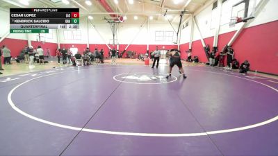 285 lbs Quarterfinal - Cesar Lopez, Lassen vs Kendrick Salcido, Unattached