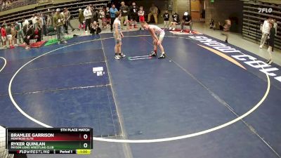 52 lbs 5th Place Match - Bramlee Garrison, Montrose Elite vs Ryker Quinlan, Payson Lions Wrestling Club