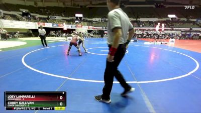 125 lbs Semis & Wb (16 Team) - Joey Lamparelli, Muhlenberg vs Corey Gallivan, Coker University