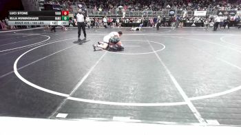 185 lbs Consi Of 8 #2 - Luci Stone, Young Viking Warriors vs Ella Huninghake, Rams WC