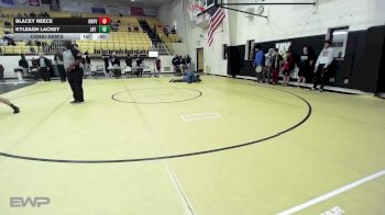 126 lbs Consolation - Blacey Reece, Grove JH Girls vs Kyleagh Lackey, Jay Junior High