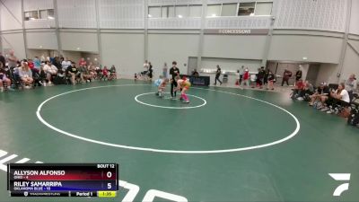 97 lbs Placement Matches (8 Team) - Kaison Miller, Kansas vs Delaney Tackett, Ohio