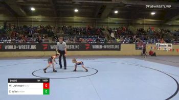 46 lbs Prelims - Wyatt Johnson, Cleveland Takedown Club vs Covington Allen, Moore Youth Wrestling