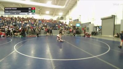 42 lbs Cons. Semi - Finn Cuthbertson, Northside Wrestling Club vs Boston Hood, Charger Wrestling Club