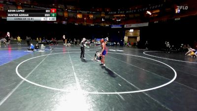 133 lbs Consi Of 16 #1 - Kevin Lopez, Morgan State vs Hunter Adrian, Brown