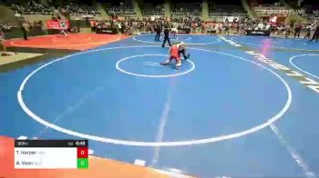 95 lbs Consi Of 4 - Tyler Harper, Ubasa Wrestling Academy vs Amari Vann, Delsea