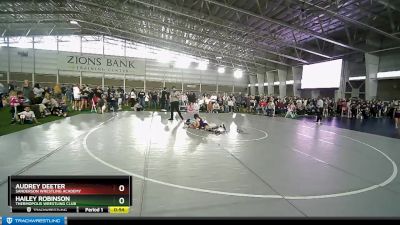 76 lbs Round 2 - Audrey Deeter, Sanderson Wrestling Academy vs Hailey Robinson, Thermopolis Wrestling Club