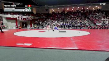 106 lbs Finals (8 Team) - Jaxon Randle, CHICKASHA vs Tristan Peters, CLAREMORE