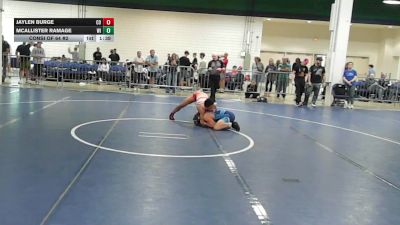 132 lbs Consi Of 64 #2 - Jaylen Burge, CO vs McAllister Ramage, WI