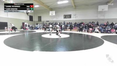 76 lbs Cons. Round 1 - Daniel Gutierrez, Team Selma vs Cade Shelton, Yuba Sutter Combat