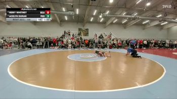 100 lbs Semifinal - Remy Whitney, McLoud vs Acelyn Duran, Pueblo Central