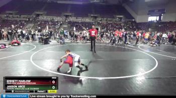 55-56 lbs Round 1 - Emmett Marlow, Pikes Peak Warriors Wrestling vs Jaxson Arce, Pomona Wrestling Club Colorado