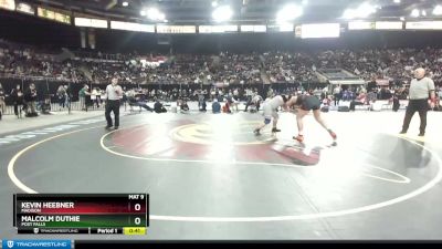 5A 220 lbs Cons. Round 2 - Malcolm Duthie, Post Falls vs Kevin Heebner, Madison