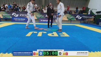 KAUÃ IBANEZ LIMA vs PAULO GABRIEL DE AMORIM SILVA 2026 FPJJ Copa Grandes Mestres Etapa 3