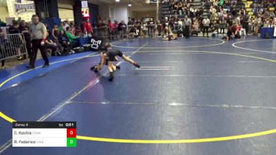 66 lbs Consy 4 - Corbin Kochis, Connellsville vs Ryan Federico, Lake Catholic WC