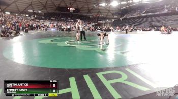 3A 160 lbs Cons. Semi - Emmett Casey, Peninsula vs Austin Justice, Mead