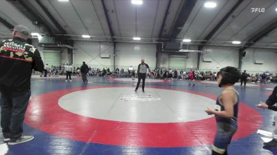 55 lbs Semifinal - Easton Figueroa, Slate Wrestling Academy vs Asher Hutchins, Guerrilla Wrestling Academy