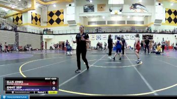 120 lbs Quarterfinal - Ellis Jones, Falcon Wrestling Club vs Emmit Seip, South Adams Gold Wrestling Club