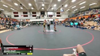 110 lbs Semifinal - Bensen Jolley, Rocky Mountain Middle School vs Ty Hammerstrom, Sheridan