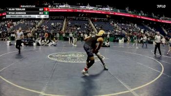 1A 106 lbs Cons. Round 1 - Ryan Johnson, Mountain Island Charter School vs Alan Tebalan, North East Carolina Preparatory School