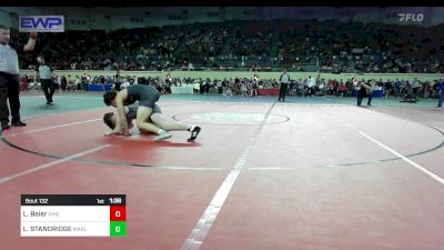 143 lbs Round Of 32 - Landon Beier, Chickasha Wrestling vs LARRY STANDRIDGE, MARLOW OUTLAWS JH