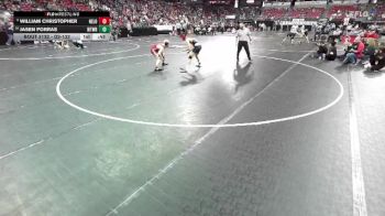 D2-132 lbs Cons. Round 1 - Jasen Porras, Whitewater vs William Christopher, New London
