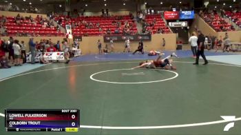 102 lbs Cons. Round 1 - Lowell Fulkerson, MO vs Colborn Trout, KS