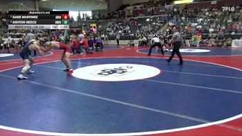 5A 126 lbs Semifinal - Gabe Martinez, Arkansas High School vs Ashton Neece, Greenwood