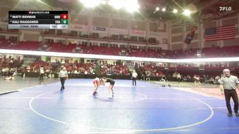 126 lbs Cons. Semi - Kali Waggoner, Tri-Valley vs Matti Bidiman, Homedale