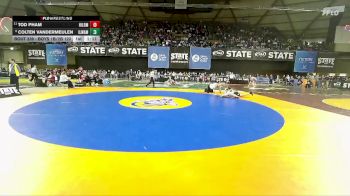 Boys 1B/2B 120 Champ. Round 2 - Tod Pham, Highland vs Colten Vandermeulen, Ilwaco