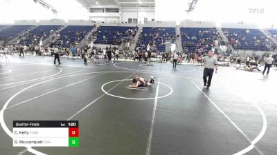 85 lbs Quarterfinal - Cashus Kelly, Yuma Grit vs Gabriel Bouzanquet, Chain Gang