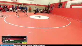 120 lbs Cons. Round 3 - Makya Matt, Omak vs Jaime Alejandre, Zillah