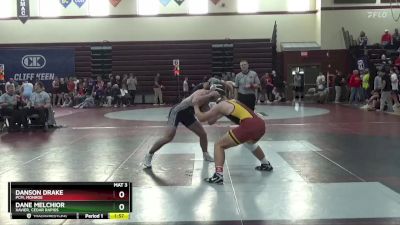 175 lbs Round 1 - Dane Melchior, Xavier, Cedar Rapids vs Danson Drake, PCM, Monroe