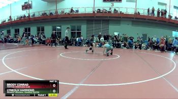 80 lbs Cons. Round 1 - Lynkoln Hammond, Midwest Regional Training Center vs Brody Conrad, Portage Wrestling Club